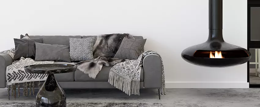 Circular Hanging Fireplace Installation Services in Boone, NC