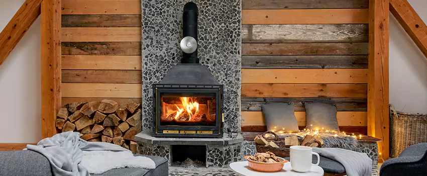 Thelin Hearth Products Direct Vent Gas Stove Fireplace Inspection in Boone, North Carolina